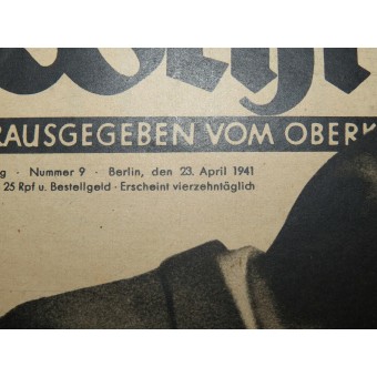Die wehrmacht, nr.9, 23 april 1941, 20 april 1941 Der Führer Mit den Reichsmarschall. Espenlaub militaria